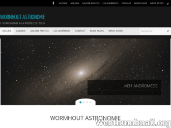 wormhoutastronomie.fr website preview