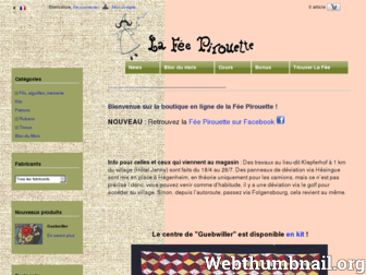 lafeepirouette-laboutique.com website preview