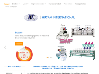 hucam.fr website preview