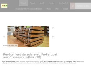 proparquet78.fr website preview