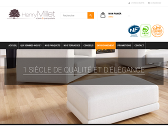 henry-millet.fr website preview