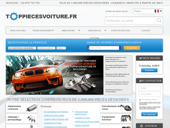 toppiecesvoiture.fr website preview