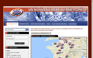 gpda.fr website preview
