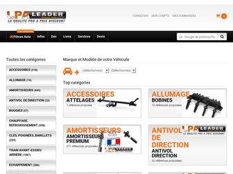 leader-pieces-auto.com website preview