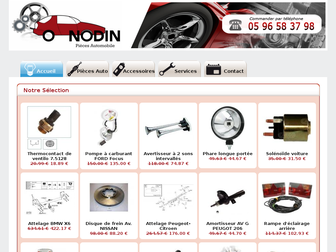 nodin.fr website preview