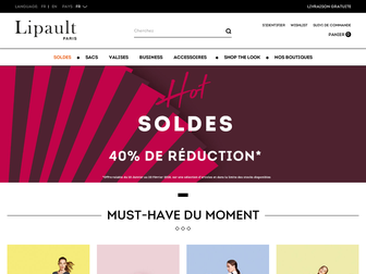 lipault.fr website preview