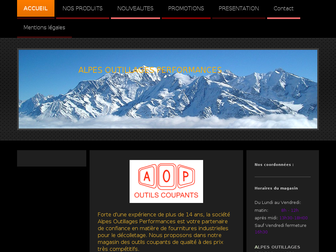 alpes-outillages-performances.fr website preview