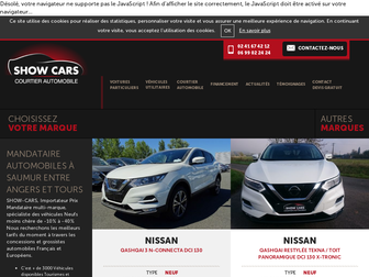 show-cars.fr website preview