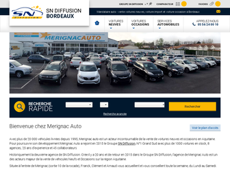 merignacauto-bordeaux.sndiffusion.fr website preview