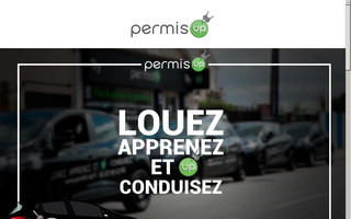 permis-up.fr website preview