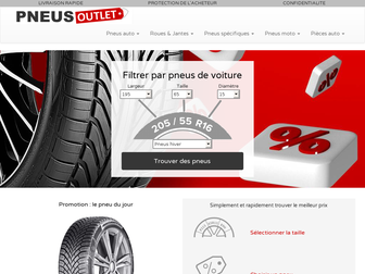 pneus-outlet.fr website preview
