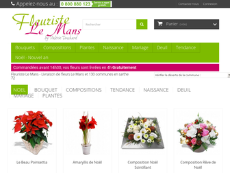 fleuriste-lemans.fr website preview