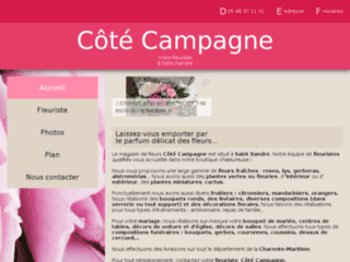 cote-campagne-fleuriste.fr website preview