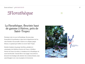 floratheque.com website preview