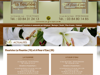 fleuriste-lafleuriee.com website preview