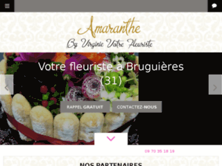 fleuriste-amaranthe.com website preview