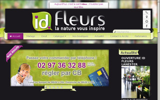 idfleurs.com website preview