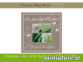 fleuriste-saintmarslajaille.fr website preview