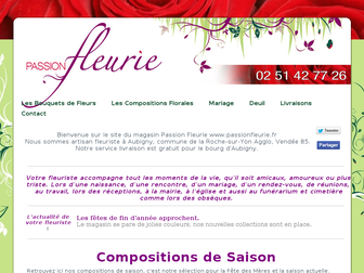 passionfleurie.fr website preview