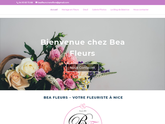 fleuriste-nice-beafleurs.fr website preview
