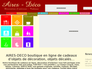 airesdeco.fr website preview