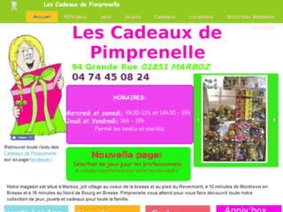 lescadeauxdepimprenelle.fr website preview