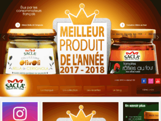 sacla.fr website preview