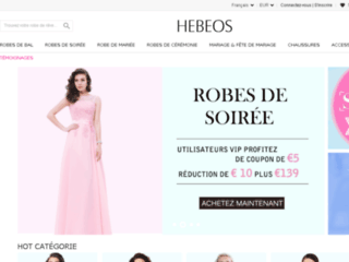 hebeos.fr website preview