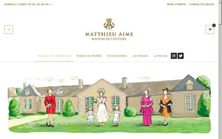 matthieuaime.com website preview