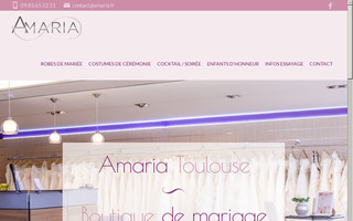 amaria.fr website preview