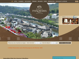 panoramahotel.be website preview