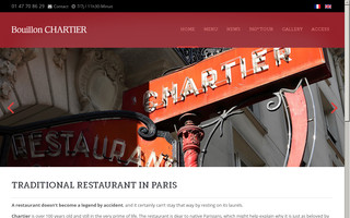bouillon-chartier.com website preview