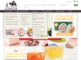 lupicia.fr website preview