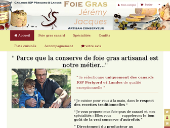 foiegras-jeremyjacques.fr website preview