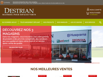 destrian.fr website preview