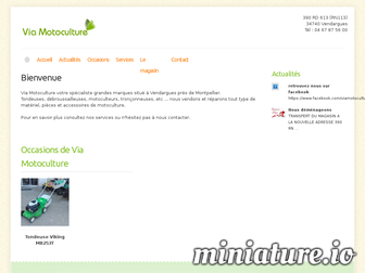 viamotoculture.fr website preview
