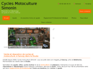 cycle-motoculture-sancey.fr website preview