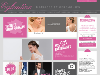 eglantine-mariages-ceremonies.com website preview