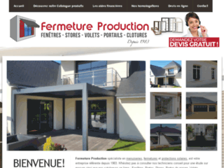 fermeture-production.com website preview
