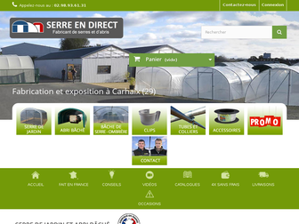 serre-en-direct.fr website preview