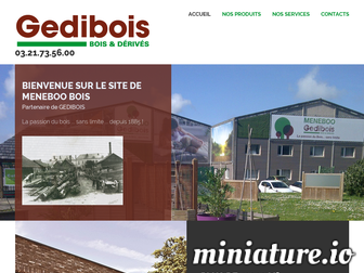 meneboo-bois.com website preview