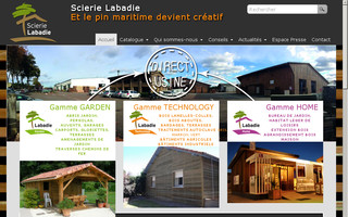 scierie-labadie.com website preview