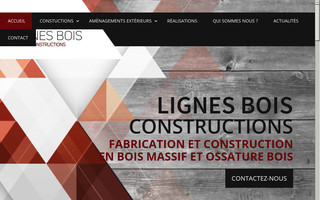 lignesboisconstructions.fr website preview