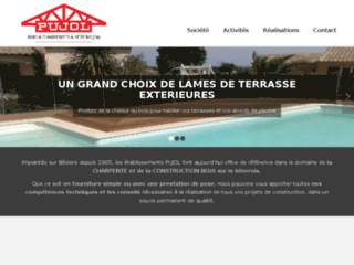 pujol-bois-charpente.fr website preview
