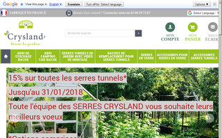 serre-de-jardin-crysland.com website preview
