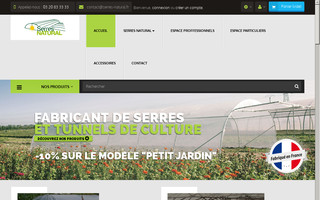 serres-natural.fr website preview