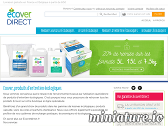 ecoverdirect.fr website preview