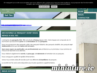 parquets-sol-tec.fr website preview