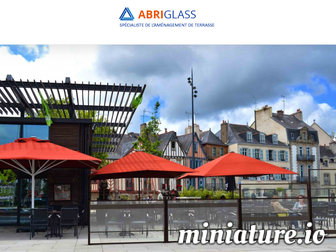 abriglass.fr website preview