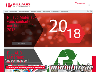 pillaud-materiaux.com website preview